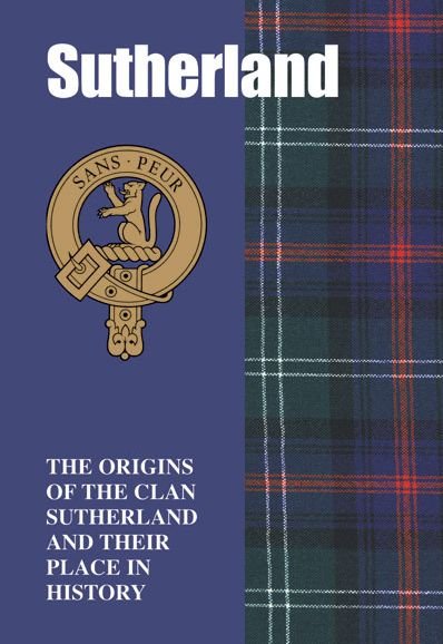 Image 1 of Sutherland Clan Badge History Scottish Family Name Origins Mini Book 