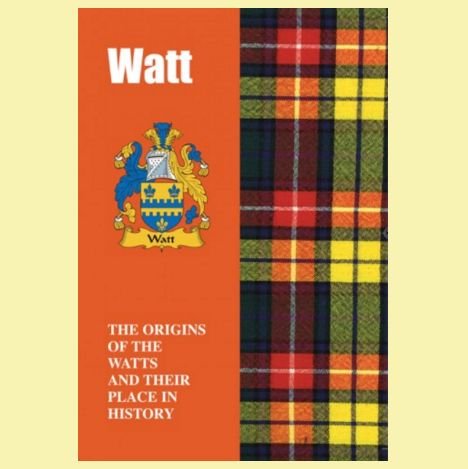 Image 0 of Watt Coat Of Arms History Scottish Family Name Origins Mini Book 