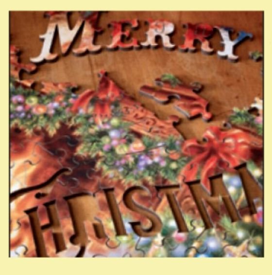 Image 5 of A Christmas Chorus Christmas Themed Maxi Wooden Jigsaw Puzzle 250 Pieces 