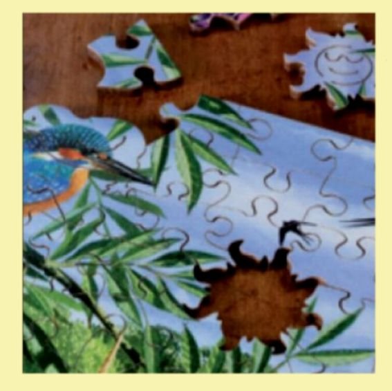 Image 2 of High Intensity Animal Themed Maxi Wooden Jigsaw Puzzle 250 Pieces 