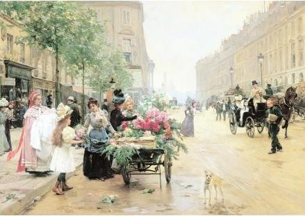 Image 1 of Rue Royale Paris Fine Art Themed Wentworth Wooden Jigsaw Puzzle 