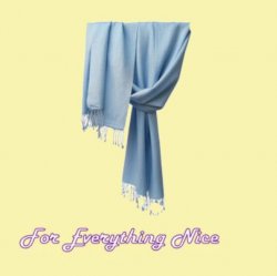 Baby Pink Fine Luxury Cashmere Silk Fringed Shawl Wrap Pashmina