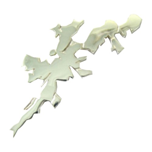 Image 1 of Shetland Isles Map No Stone Medium Sterling Silver Brooch