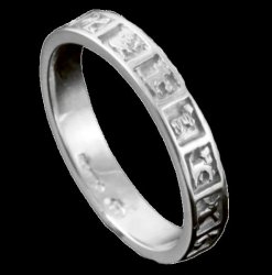 Balta Celtic Design Animal Ladies Sterling Silver Band Ring Sizes A-Q