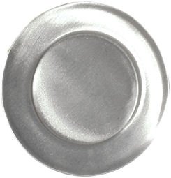 Image 1 of Plain Kiddish Round Cup Tray Satin Finish Stylish Pewter Plate