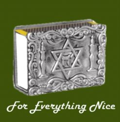 Star of David Symbolism II Judaism Themed Antiqued Pewter Matchbox Holder