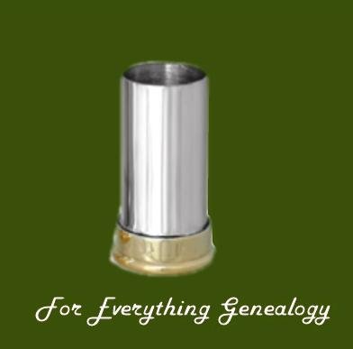 Image 0 of Shotgun Cartridge Theme Small Stylish Pewter Whiskey Measure 