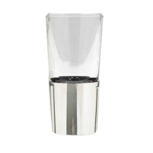 Image 1 of Simple Single Stylish Pewter Base 1oz Shot Glass