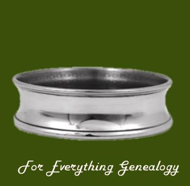 Image 0 of Engraveable Curved Sides Stylish Pewter Wine Bottle Coaster