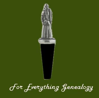 Image 0 of Medieval Figure Themed Antiqued Stylish Pewter Bottle Stopper