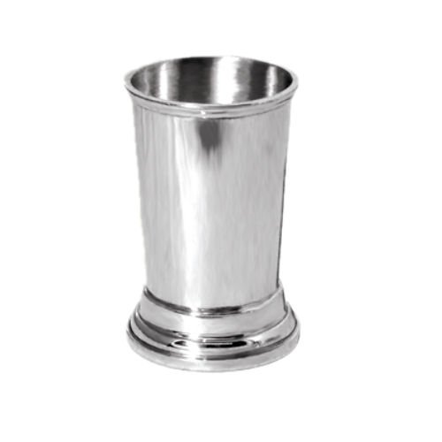 Image 1 of Mirror Finish Highly Polished Stylish Pewter Kiddish Cup