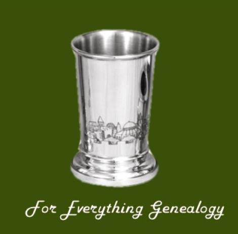 Image 0 of Jersualem Mirror Finish Highly Polished Stylish Pewter Kiddish Cup