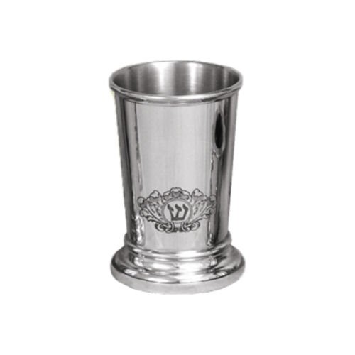 Image 1 of Shin Mirror Finish Highly Polished Stylish Pewter Kiddish Cup