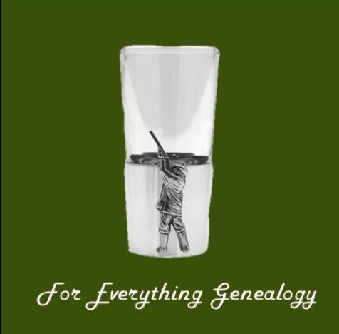 Image 0 of Hunter Themed Single Stylish Pewter Base 1oz Shot Glass