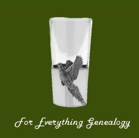 Image 0 of Pheasant Themed Single Stylish Pewter Base 1oz Shot Glass