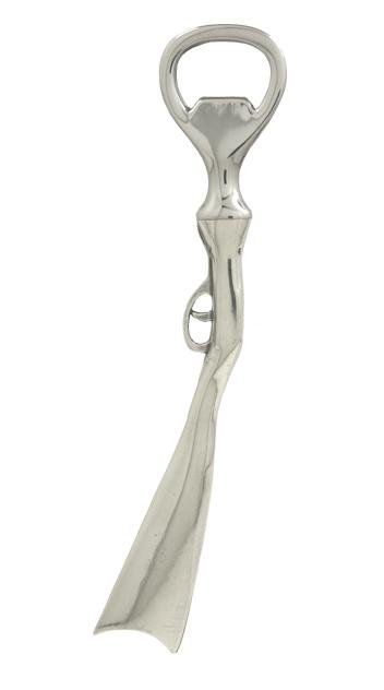 Image 1 of Shotgun Rifle Handle Gift Boxed Stylish Pewter Bottle Opener