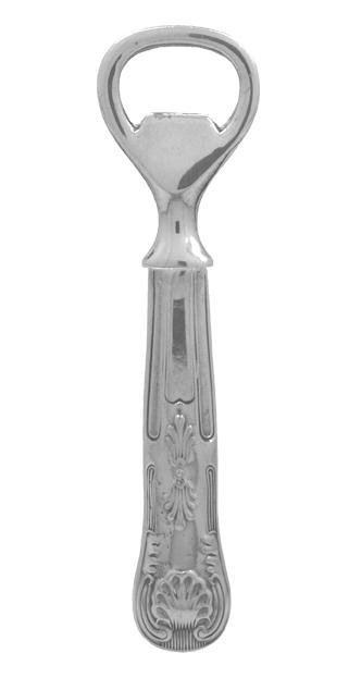 Image 1 of Floral Detailing Handle Gift Boxed Stylish Pewter Bottle Opener