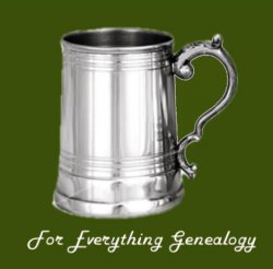 Worcester Half Pint Plain Blank Georgian Handle Stylish Pewter Tankard