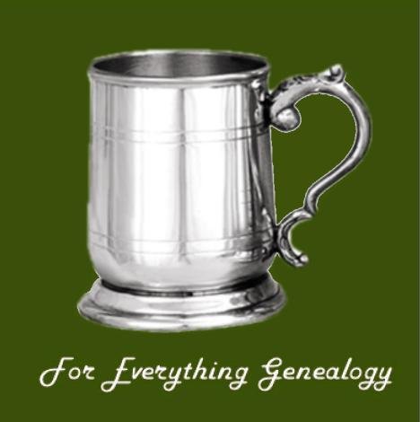 Image 0 of Cavalier Half Pint Plain Blank Georgian Handle Stylish Pewter Tankard