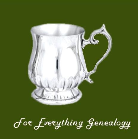 Image 0 of Fluted Themed Georgian Handle Stylish Pewter Childs Keepsake Cup