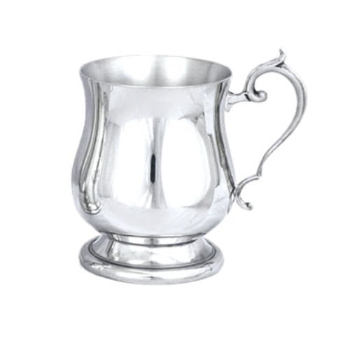 Image 1 of Georgian Themed Georgian Handle Stylish Pewter Childs Keepsake Cup