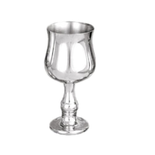 Image 1 of Georgian Polished Bell Stem 5.00 inch Stylish Pewter Goblet