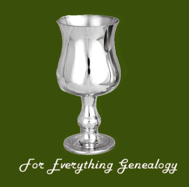 Image 0 of Georgian Polished Bell Stem 6.25 inch Stylish Pewter Goblet