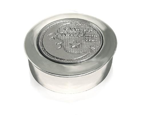 Image 1 of Twinkle Star Motif Round Child Stylish Pewter Keepsake Box