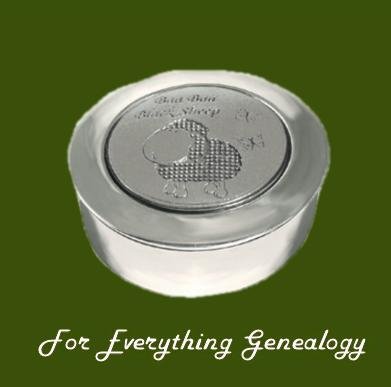 Image 0 of Baa Baa Sheep Motif Round Child Stylish Pewter Keepsake Box