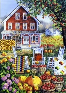 Image 1 of Autumn Joy Nostalgia Themed Millenium Wooden Jigsaw Puzzle 1000 Pieces