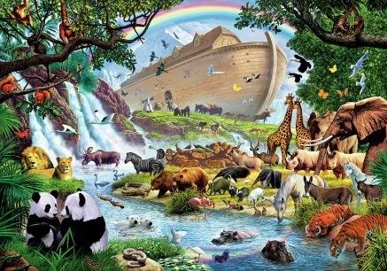 Image 1 of The Homecoming Animal Themed Millenium Wooden Jigsaw Puzzle 1000 Pieces