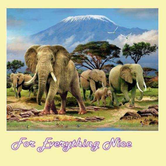 Image 0 of Kilimanjaro Morning Animal Themed Magnum Wooden Jigsaw Puzzle 750 Pieces