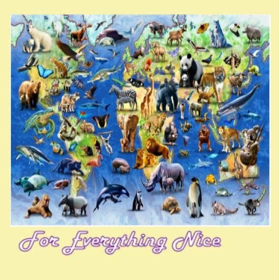 Image 0 of One Hundred Endangered Species Animal Mega Wooden Jigsaw Puzzle 500 Pieces