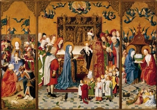 Image 1 of Seven Joys Of Mary Religious Themed Maestro Wooden Jigsaw Puzzle 300 Pieces