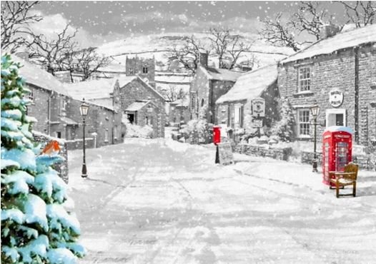 Image 1 of Silence Of The Snow Christmas Themed Millenium Wooden Jigsaw Puzzle 1000 Pieces