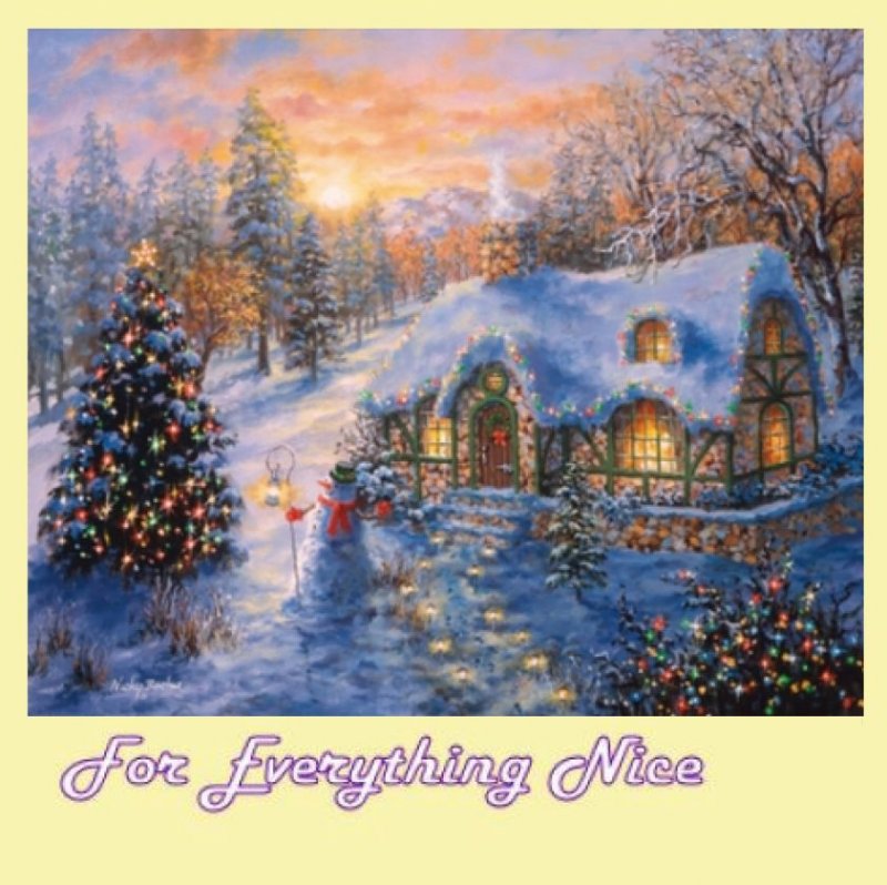 Image 0 of Christmas Cottage Christmas Themed Mega Wooden Jigsaw Puzzle 500 Pieces