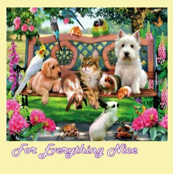 Image 0 of Pets In The Park Animal Themed Magnum Wooden Jigsaw Puzzle 750 Pieces