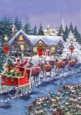 Image 1 of Ready For Take Off Christmas Themed Majestic Wooden Jigsaw Puzzle 1500 Pieces