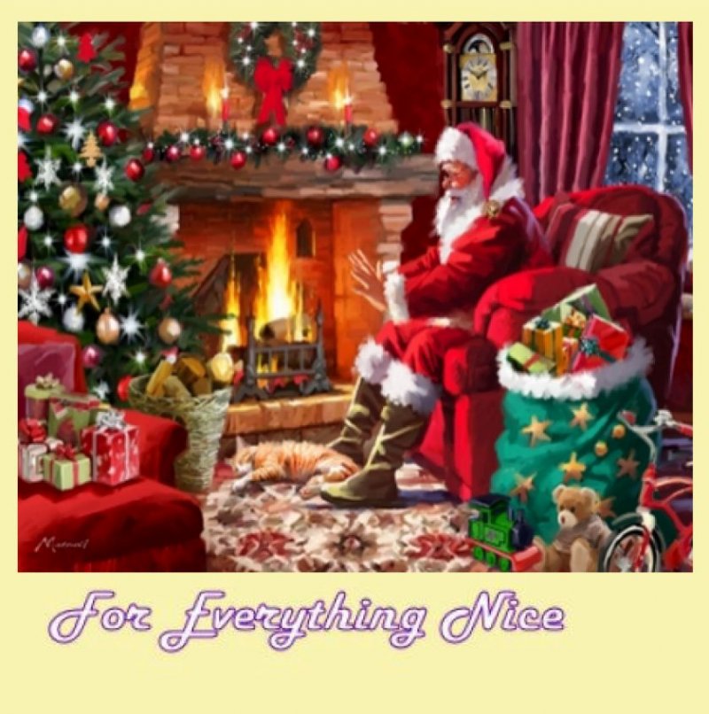 Image 0 of Santa By The Fire Christmas Themed Mega Wooden Jigsaw Puzzle 500 Pieces