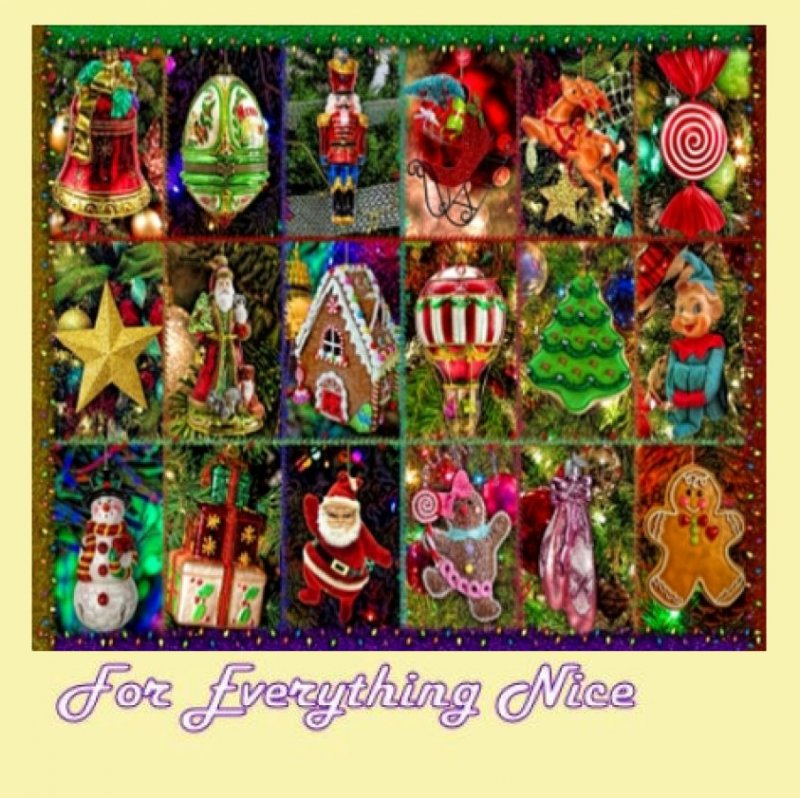 Festive Ornaments Christmas Themed Maxi Wooden Jigsaw Puzzle 250 Pieces