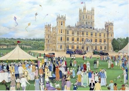 Image 1 of Highclere Castle Location Themed Majestic Wooden Jigsaw Puzzle 1500 Pieces 