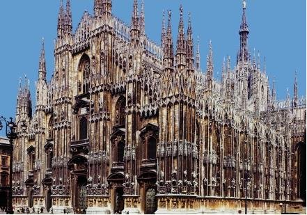 Image 1 of Milan Cathedral Italy Location Themed Magnum Wooden Jigsaw Puzzle 750 Pieces 