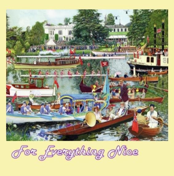 Image 0 of Queen Came To Henley Royal Themed Maestro Wooden Jigsaw Puzzle 300 Pieces 