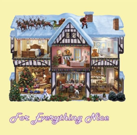 Image 0 of The Night Before Christmas Themed Maxi Wooden Jigsaw Puzzle 250 Pieces 