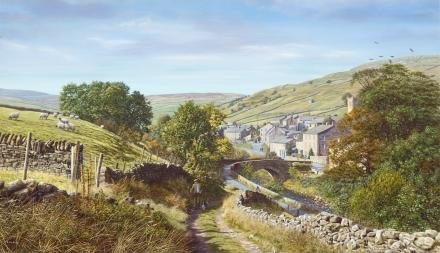 Image 1 of Muker Swaledale Yorkshire Dales Themed Magnum Wooden Jigsaw Puzzle 750 Pieces