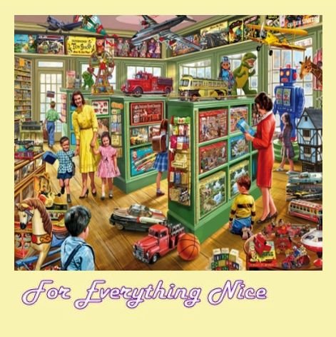 Image 0 of Toy Shop Nostalgia Themed Maxi Wooden Jigsaw Puzzle 250 Pieces