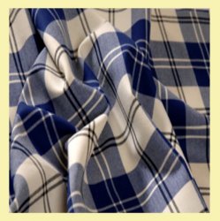 Ailsa Navy Bruichheath Dancing 13oz Mediumweight Tartan Wool Fabric