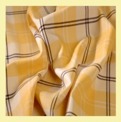 Ailsa Yellow Bruichheath Dancing 13oz Mediumweight Tartan Wool Fabric