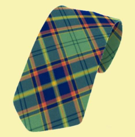 Image 0 of Antrim County Irish Tartan Straight Lightweight Wool Mens Neck Tie  