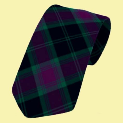 Image 0 of Carlow County Irish Tartan Straight Lightweight Wool Mens Neck Tie 